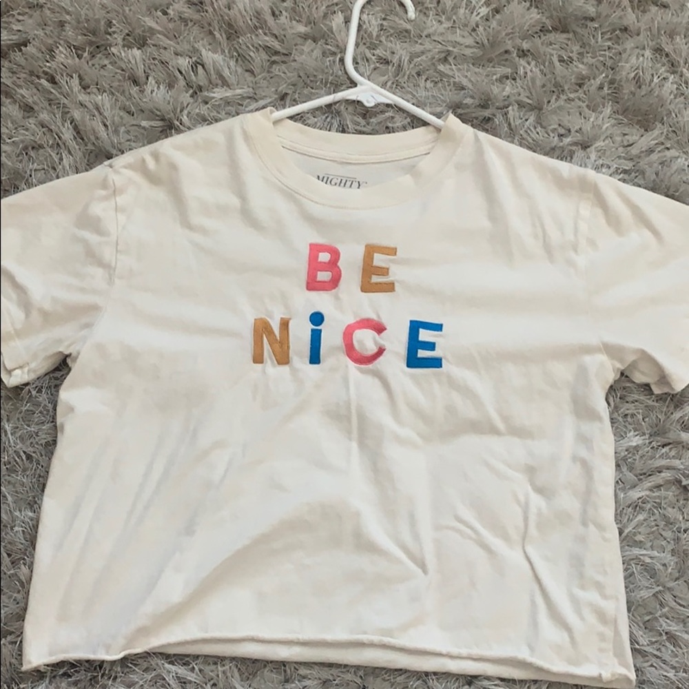 Cream Vintage Crop Top